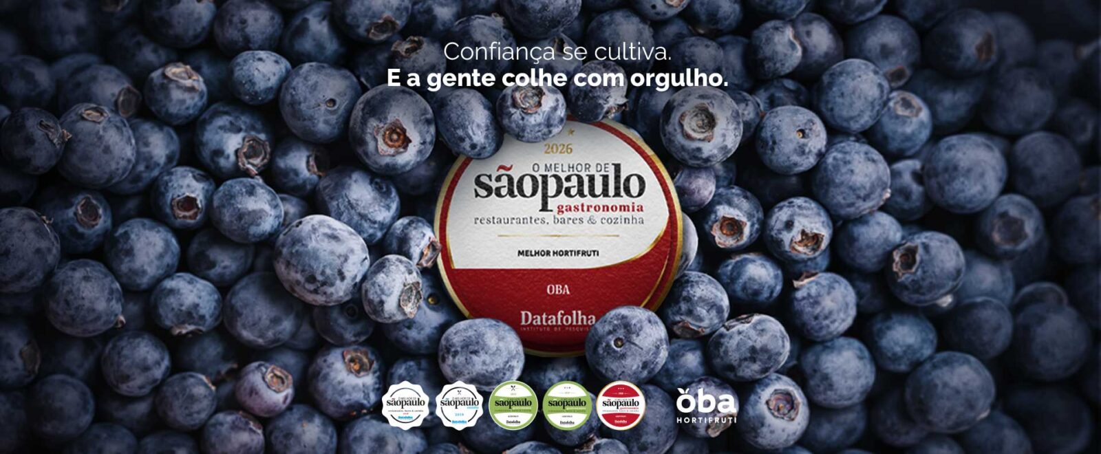 Oba Hortifruti conquista prêmio Folha Top of Mind pela 6ª vez